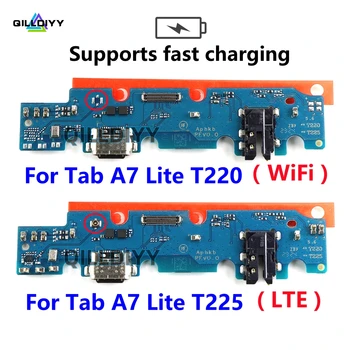 Зарядный USB-разъем для док-станции, Порт, Плата Зарядного Устройства, Запасной Гибкий Кабель Для Samsung Galaxy Tab A7 Lite T220 SM-T220 T225 SM-T225