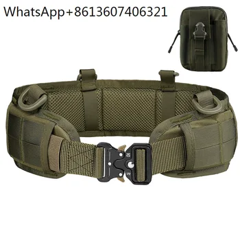 Новый спортивный тактический боевой пояс MOLLE для мужчин, комплект боевых ремней, военный внутренний поясной ремень с телефоном, сумка для инструментов