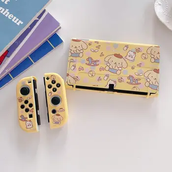 Чехол для Nintendo Switch OLED аксессуары Защитная оболочка Аниме Каваи TPU Мягкий чехол для аксессуаров игровой консоли Switch